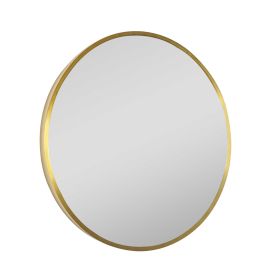 Just Taps VOS Mirror Without Light Brushed Brass 600mm