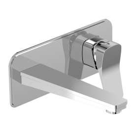 Just Taps HIX Single Lever Wall Mounted Basin Mixer – Chrome