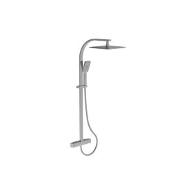 Saneux Thermostatic square shower kit – Chrome