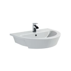 Saneux AUSTEN semi-recessed washbasin 55 x 43