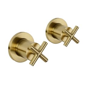 Just Taps Solex Concealed Stop Valves with Flange ¾- Pair