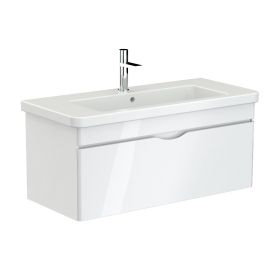 Saneux INDIGO 1-drawer unit gloss white for 100cm basin