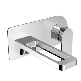 Just Taps AXEL Single Lever Wall Mounted Basin Mixer