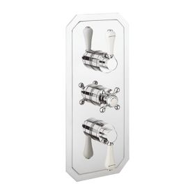 Crosswater Belgravia 2 Outlet 3 Handle Thermostatic Shower Valve