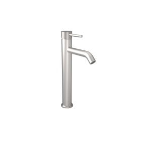 Saneux COS tall basin mixer with knurled handle – Brushed Nickel