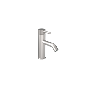 Saneux COS basin mixer with knurled handle – Brushed Nickel