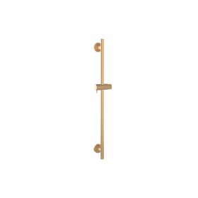 Saneux COS round shower slider rail – Brushed Brass