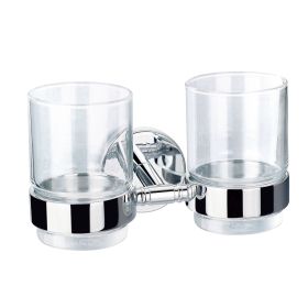 Flova Coco double tumbler holder with glasses