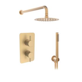 Saneux COS 2 way shower kit – Brushed Brass