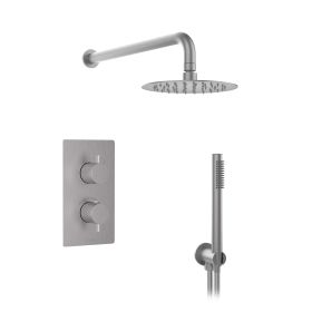 Saneux COS 2 way shower kit – Brushed Nickel