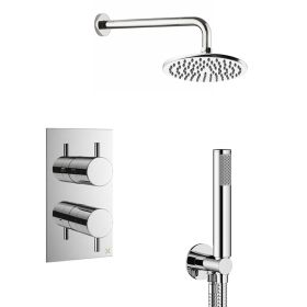 Crosswater MPRO Chrome Fixed Head Shower Pack with Handset – 300mm