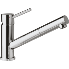 Villeroy Boch Como Shower Kitchen tap of Stainless steel, stainless steel massive polished