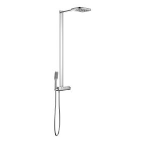 Flova Fusion exposed thermostatic GoClick® shower column