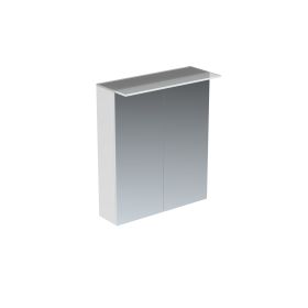 Saneux AUSTEN 60cm 2-Door Cabinet Illuminated – Gloss White