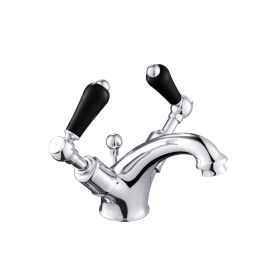 Just Taps Grosvenor Lever Basin Mixer With Pop Up Waste-Brass With Chrome Finishing