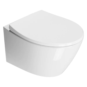 GSI Modo 52/F Wall Hung WC Pan With Swirlflush 520 x 370mm (Without Seat)