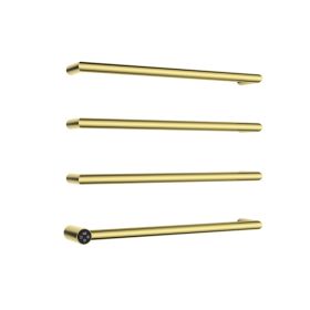 Just Taps OBI Electric Only Towel Rail Brushed Brass