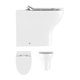 Crosswater Kai Back to Wall Toilet with Soft Close Seat