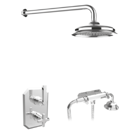 Saneux Cromwell 2 Way Shower Kit – Lever Handle