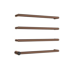 Just Taps OBI Electric Only Towel Rail Brushed Bronze