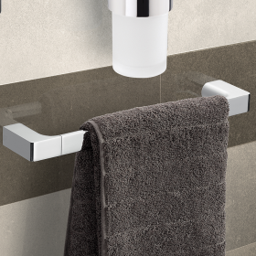 Bathroom Origins Pirenei Towel Rail Chrome