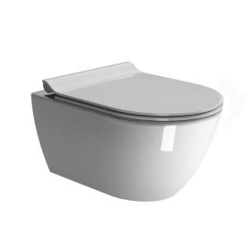 GSI Pura 55 Rimless Swirlflush Wall Hung Toilet & Soft Close Seat