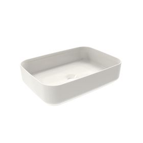 Saneux SIENNA 50x36cm rectangular countertop washbasin
