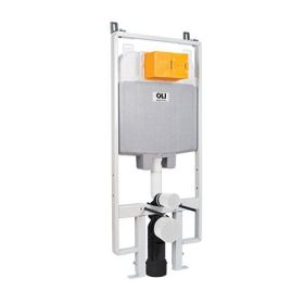 Just Taps Slim Wall Mounted WC Frame and Dual Flush Cistern 1200mm