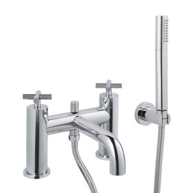 Just Taps Solex Deck Mounted Bath And Shower Mixer With Kit