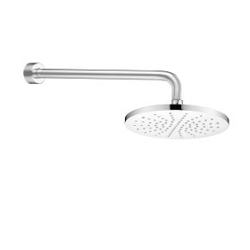 Just Taps Plus Status Over Head Shower With Wall Mounted Shower Arm