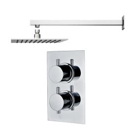 Abacus Emotion Thermostatic Round Shower & Square Overhead
