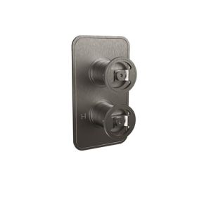 Crosswater UNION Thermostatic Shower Valve with 2 Way Diverter Multi-flow Wheel Control