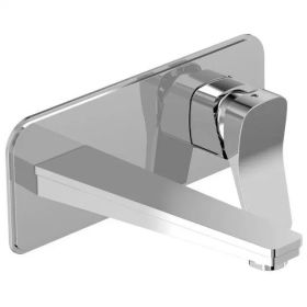 Just Tap HIX Chrome Single Lever Wall Mounted Basin Mixer