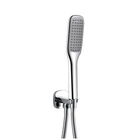 Flova Shower set with shower bracket outlet elbow, KI039 hand shower and KI200D hose