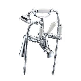 Just Taps Plus Sapphire Deck Mounted Bath Shower with Kit