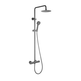 Abacus Emotion Thermo Exposed Shower Valve Kit - Shower Mixer - Matt Anthracite