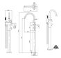 Crosswater Kai Lever Thermostatic Bath Shower Mixer with Kit