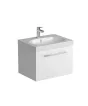 Tissino Angelo 600mm Basin unit - 1 drawer - White