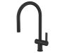 Just Taps VOS Matt Black Single Lever Sink Mixer With PULL OUT