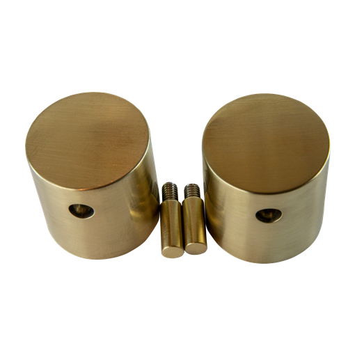 Crosswater MPRO Crossbox Handles (pair) Brass