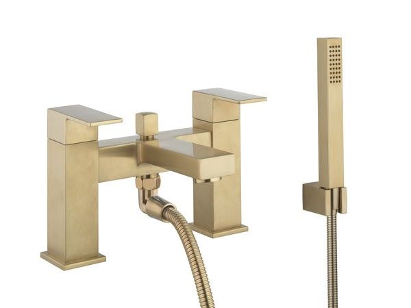 Crosswater Verge Bath Shower Mixer - Brushed Brass