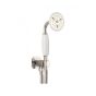 Crosswater Belgravia Nickel Shower Handset, Wall Outlet and Hose