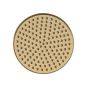 Crosswater MPRO Industrial Shower Head 8" - Unlacquered Brushed Brass