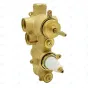 Crosswater MPRO 2 Outlet 2 Handle Concealed Thermostatic Bath Trimset Brushed Bronze 
