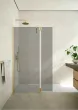Tissino Armano 300mm Hinged Grey Glass Panel with Hinges - Left Hand