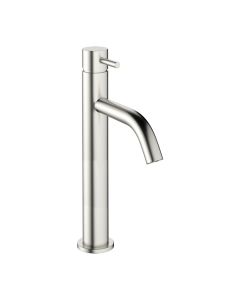 Crosswater MPRO Brushed Stainless Steel Effect Tall Basin Mixer