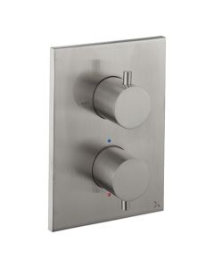 Crosswater MPRO Crossbox 1000 Valve - Brushed Stainless Steel Effect - 1 Way