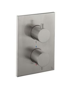 Crosswater MPRO Crossbox 2500 Valve - Brushed Stainless Steel Effect - 3 Way