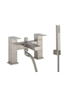 Crosswater Verge Bath Shower Mixer - Brushed Stainless Steel