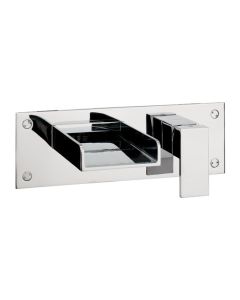 Crosswater Water Square Wall Mounted Bath 2 Hole Set